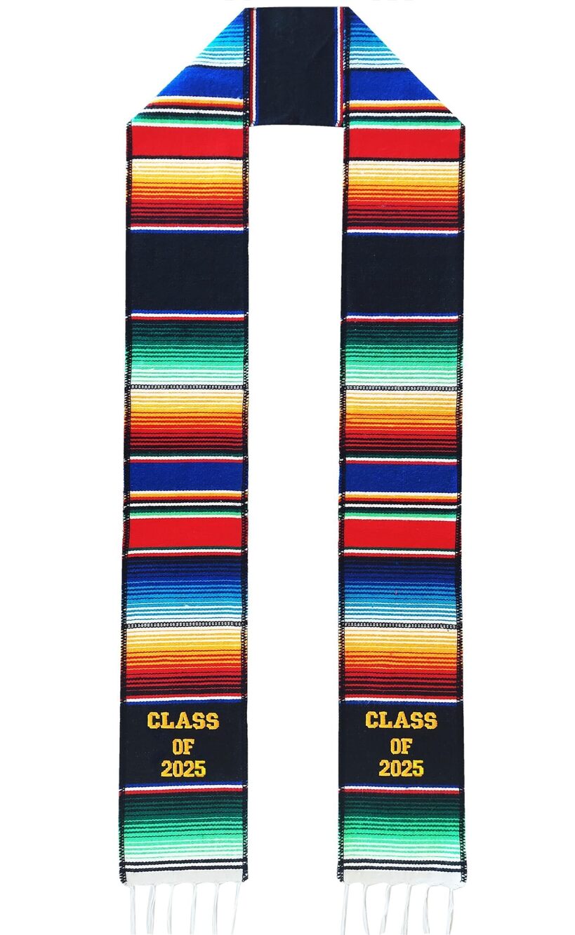 3790 Genuine Serape 100% Authentic Mexican Graduation Sash Class of 2025